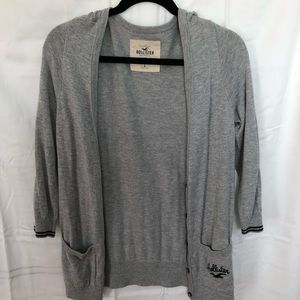 Hollister gray cardigan